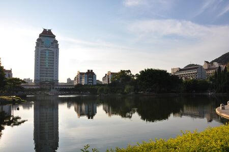 Xiamen landscape viewの写真素材