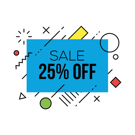 Colorful Sale Badges Design Templatesのイラスト素材