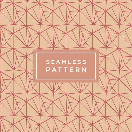 Modern Seamless Color Geometric Pattern with linesのイラスト素材
