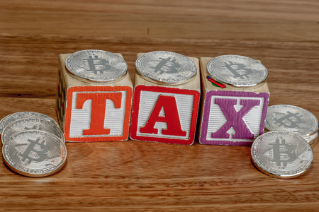 How Should Shadow Economy such as Bitcoins be Taxedの写真素材