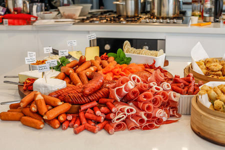 Meat grazing  Platter for large partyの写真素材