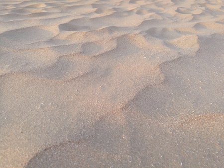 Sandy floor background. texture of gray sand on the beachの写真素材