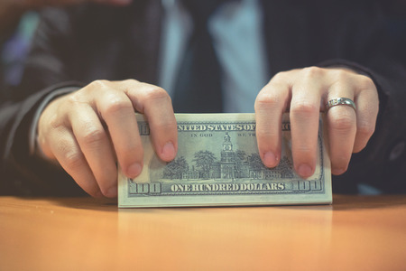 Businessman discussing strategy and planning project to investment in overseas Branchesの写真素材