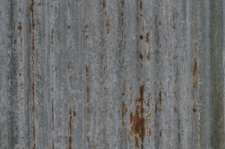 corrugated iron siding vintage backgroundの写真素材