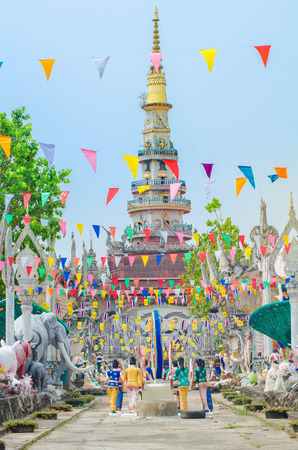 Wat PA non sawan Roi Et, Thailandのeditorial素材