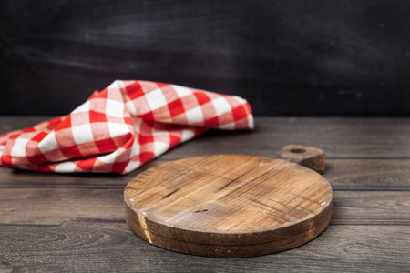 Wood table with copy space