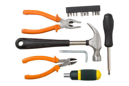 Set. tool for construction. repairs.  Working. For your design.