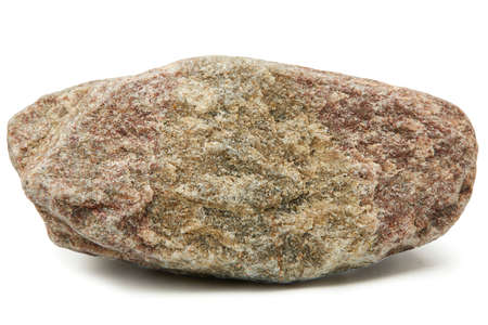 Large rock stone isolated on a white background.の写真素材