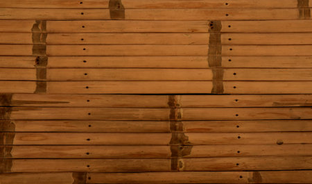 Bamboo wood texture backgroundの写真素材