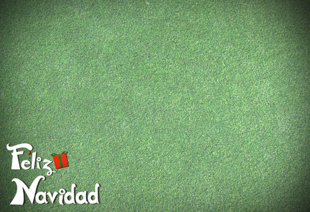 Feliz Navidad in Spanish textの写真素材
