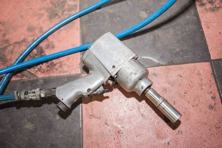 wrench gunの写真素材