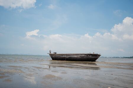 Old Fishing Boatの写真素材