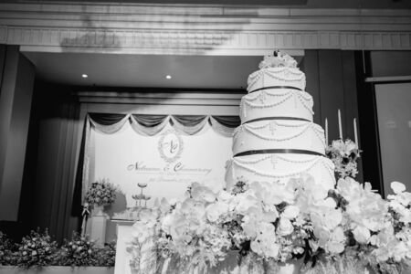 Wedding cake, wedding ceremonyの写真素材