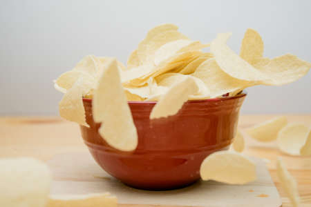 Crispy potato chips