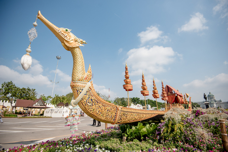 winter fair at the Royal Plaza at Bangkok, Thailand. 13 March 2018のeditorial素材