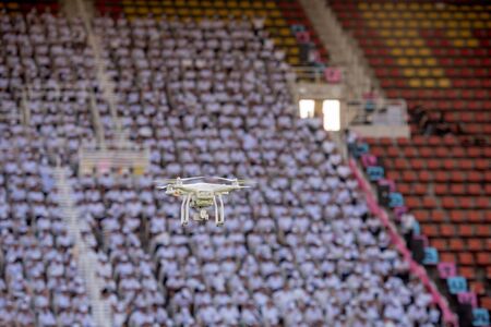 Drone Quadcopter Dji Phantom 4 Professional with 4K digital camera in Bangkok, Thailand. 13 March 2018のeditorial素材