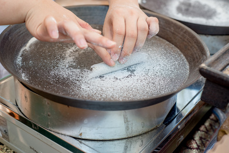 Thai Traditional Dessert, Thai sweets, or Khanom Thaiの写真素材