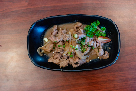 Stir Fried Miso Beef, Japan foodの写真素材