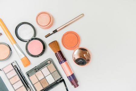 cosmetic product isolated on whiteの写真素材