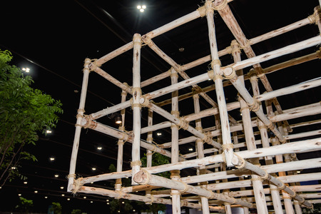 Construction home framing, wooden framingの写真素材