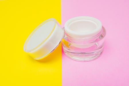 cosmetic product colorful backgroundの写真素材