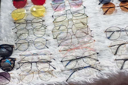 eyeglasses, glasses, sun glassesの写真素材