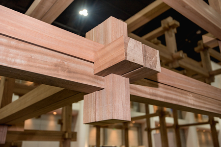 construction home framing, wooden framingの写真素材