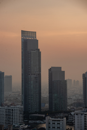Cityscape of Bangkok,Thailandの写真素材