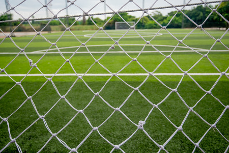 Football field or soccer fieldの写真素材