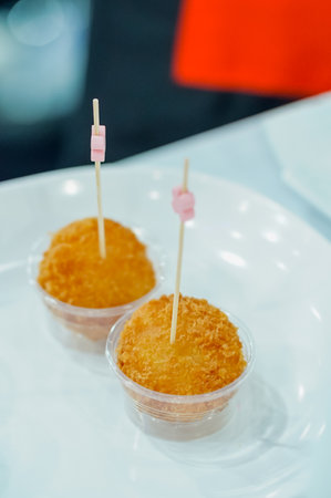 Deep Fried Crispy Cheese ball croquettes