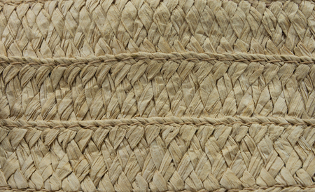 Weave Pattern in Lanna Thai Style made from water hyacinthの写真素材