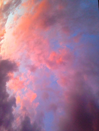Colorful sky blackgroundの素材