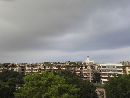 Landscape view of a city in Chinaのeditorial素材