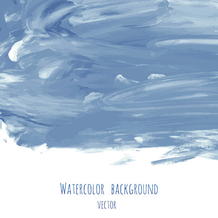 Gray vector ink watercolor hand painted texture background isolated on white. Abstract acrylic dry brush splash, strokes, stains, spots, blot, scribble, smudge. Black charcoal grunge draw. Drywall mudのイラスト素材