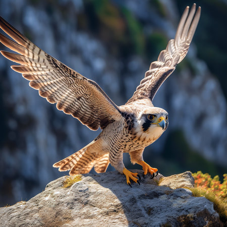 Peregrine Falcon (Falco peregrinus)の素材