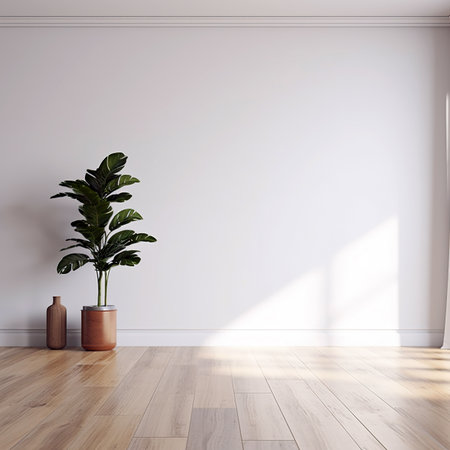 Modern bright interiors apartment 3D rendering illustration computer digitally generated imageの素材