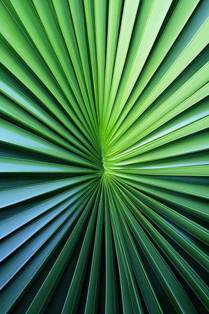 abstract background from a green leaf of a palm tree for designの素材