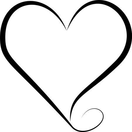 Heart, love, romance, valentine's day, vectorのイラスト素材