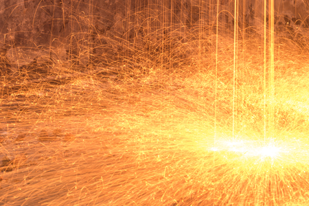 Welding fireの写真素材
