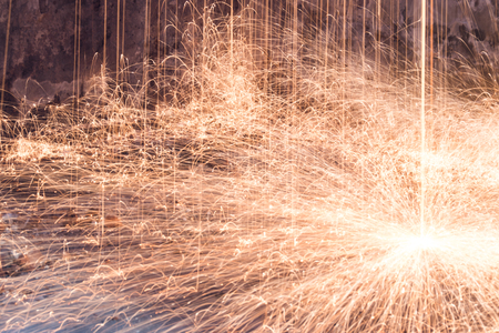 Welding fireの写真素材