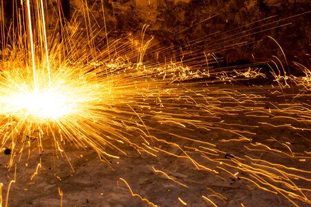Welding fireの写真素材