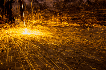 Welding fireの写真素材