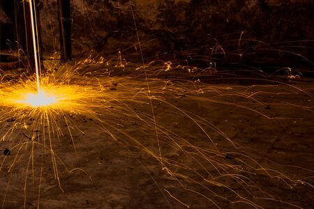 Welding fireの写真素材