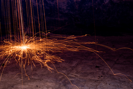Welding fireの写真素材