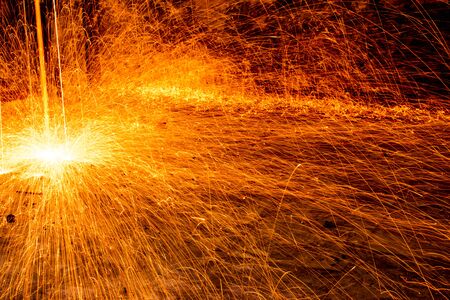 Welding fireの写真素材