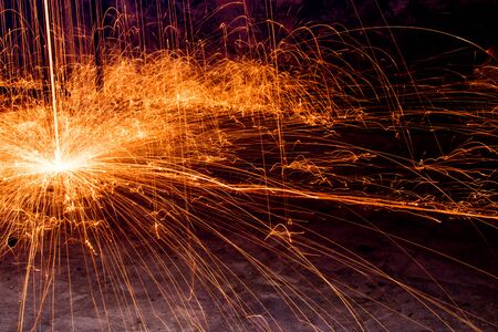 Welding fireの写真素材