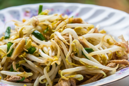 Thailand food sprout stir の写真素材