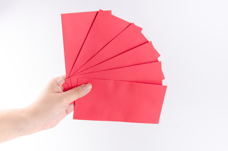 Chinese New Year Gift, Gold, Red packetsの写真素材