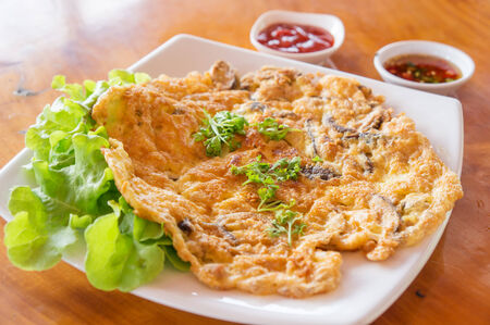 Thai omeletteの写真素材