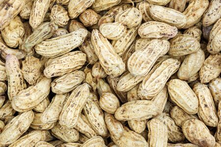 Boiled peanut in Thai local market.